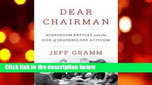 R.E.A.D Dear Chairman: Boardroom Battles and the Rise of Shareholder Activism D.O.W.N.L.O.A.D