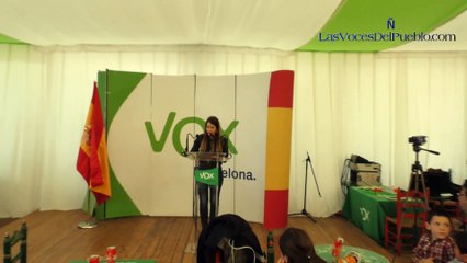 Vídeo. Discurso de la alcaldable de VOX por Sabadell (Barcelona) Patricia Muñoz