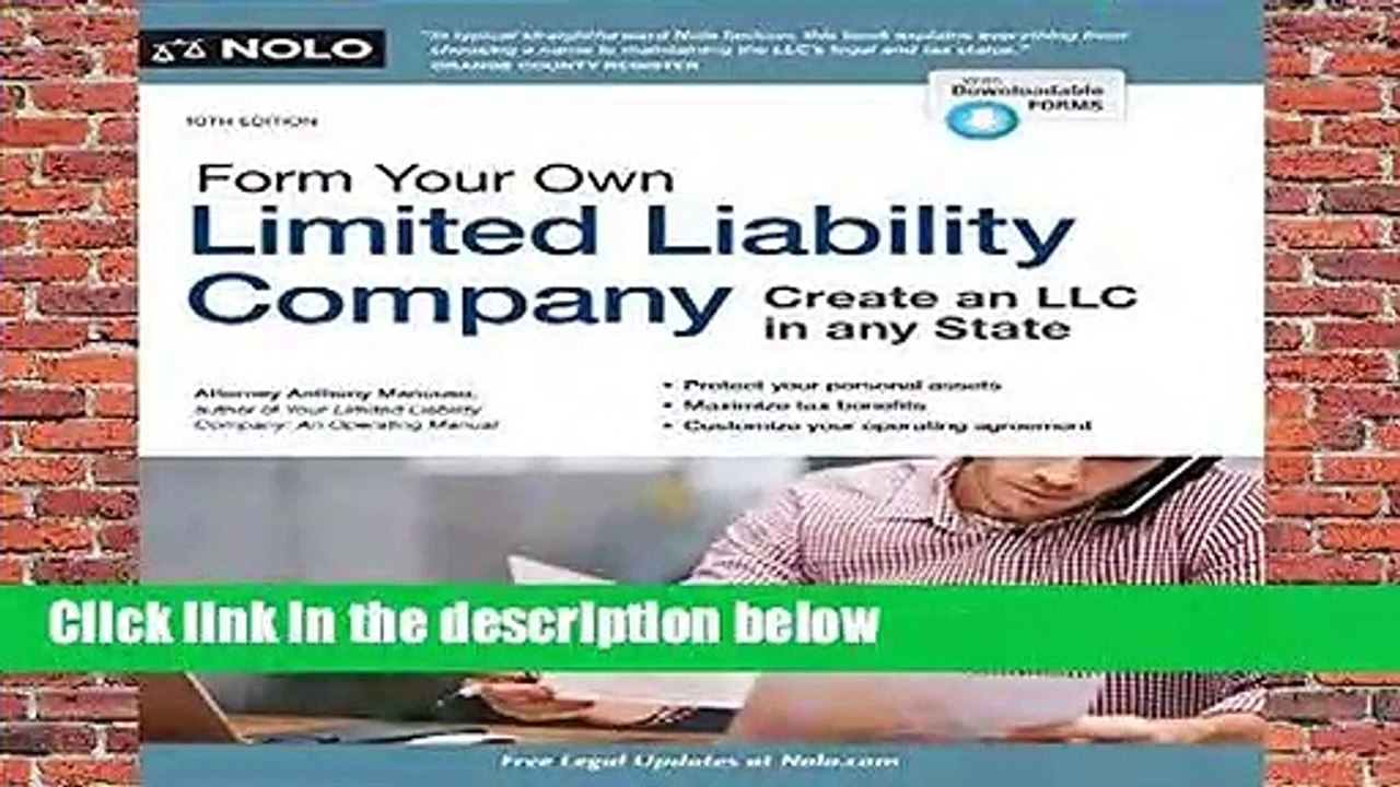 Full E-book  Form Your Own Limited Liability Company  Best Sellers Rank : #3