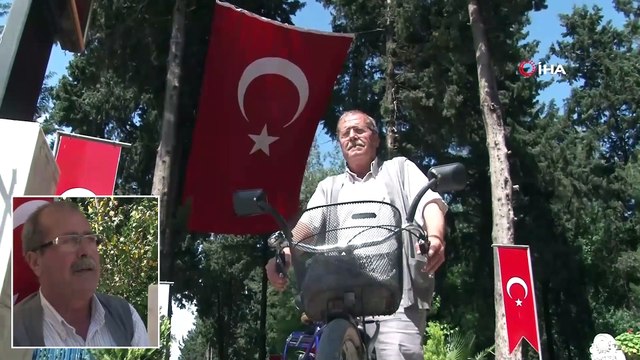 Şehit Babası, Otobüs Şoförünün Hakaretine Maruz Kalmamak İçin Sadece Bisiklete Biniyor