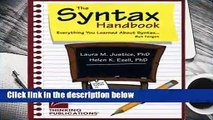 The Syntax Handbook: Everything You Learned about Syntax (But Forgot)  For Kindle