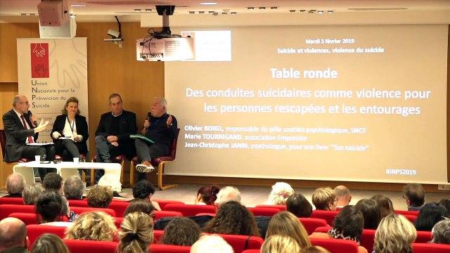 Des conduites suicidaires comme violence pour les rescapé·e·s et les entourages - Jean-Christophe JANIN - JNPS 2019