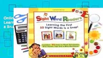 Online Sight Word Readers Parent Pack: Learning the First 50 Sight Words Is a Snap!  For Trial