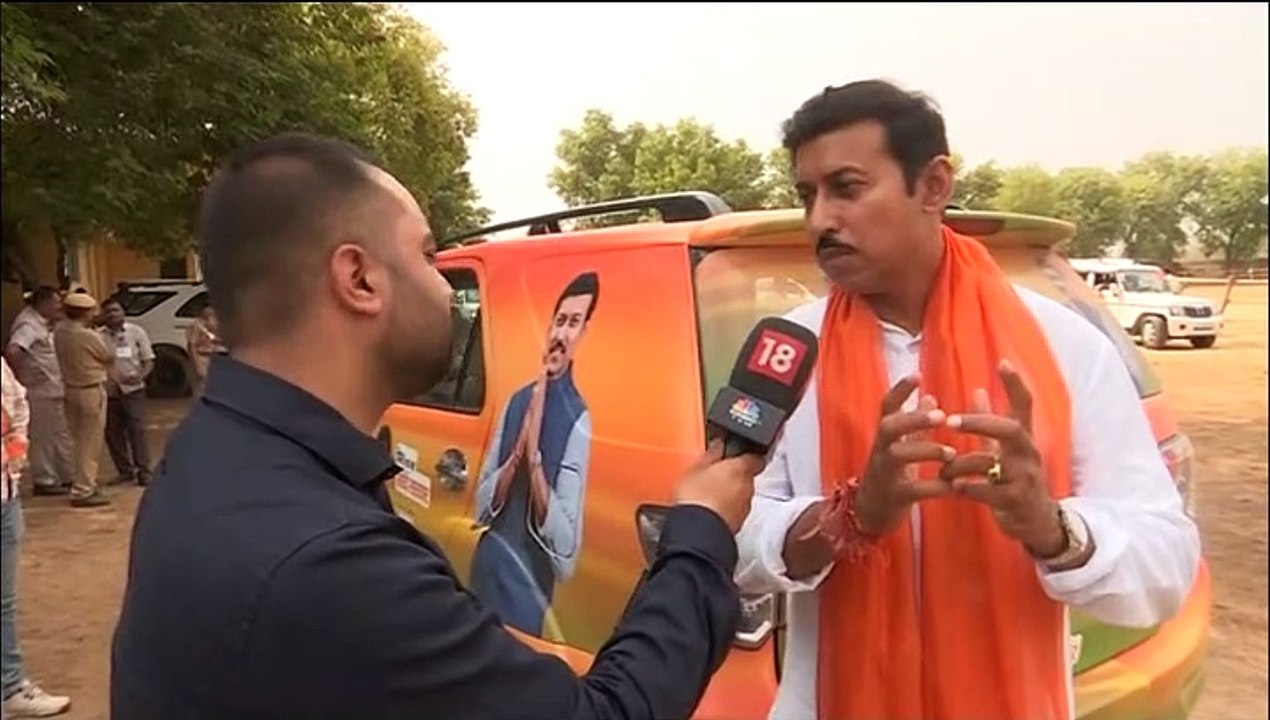 Lok Sabha Polls 2019 | Rajyavardhan Rathore upbeat in battle of Olympians as he takes on Krishna Poonia