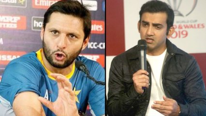 Gautam Gambhir Serious Comments On Shahid Afridi || Oneindia Telugu