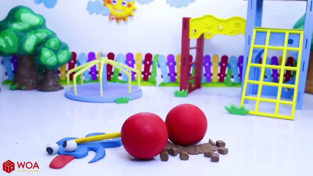 WHERE IS TINY? CLAY MIXER SURPRISE CHEST Animation Cartoons Play Doh