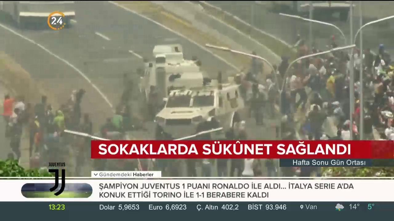 Sokaklarda sükûnet sağlandı