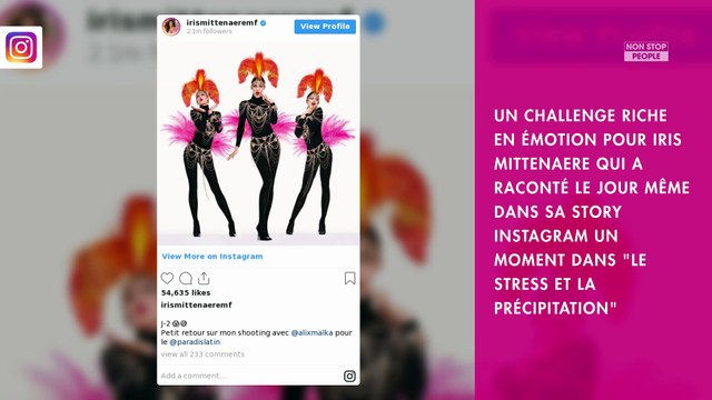 Iris Mittenaere meneuse de revue : très émue devant sa maman en pleurs