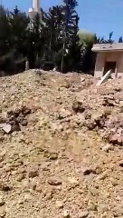 قصف جوي على ريف حماة