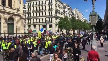 Marseille : les gilets jaunes mobilisés sur la Canebière pour un 25e acte