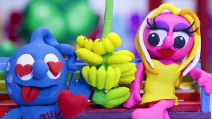 CLAY MIXER FUNNY BABY GETS JEALOUS  Play Doh Cartoons