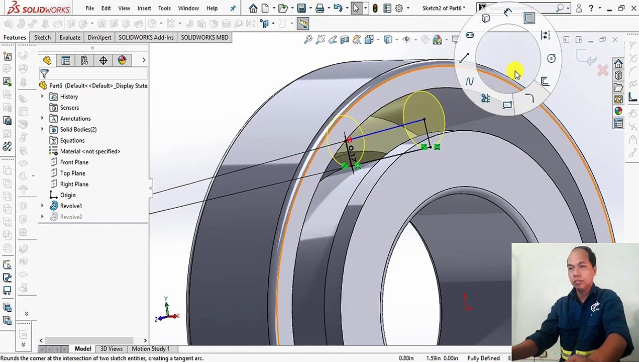 Solidworks Tutorial HP - Tapered Roller Bearing by Solidworks