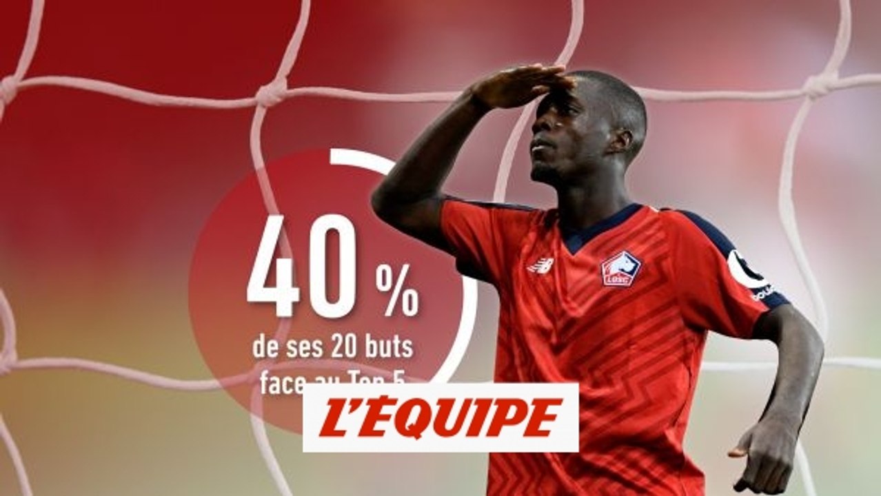 Nicolas Pépé (Lille), si fort avec les forts - Foot - L1