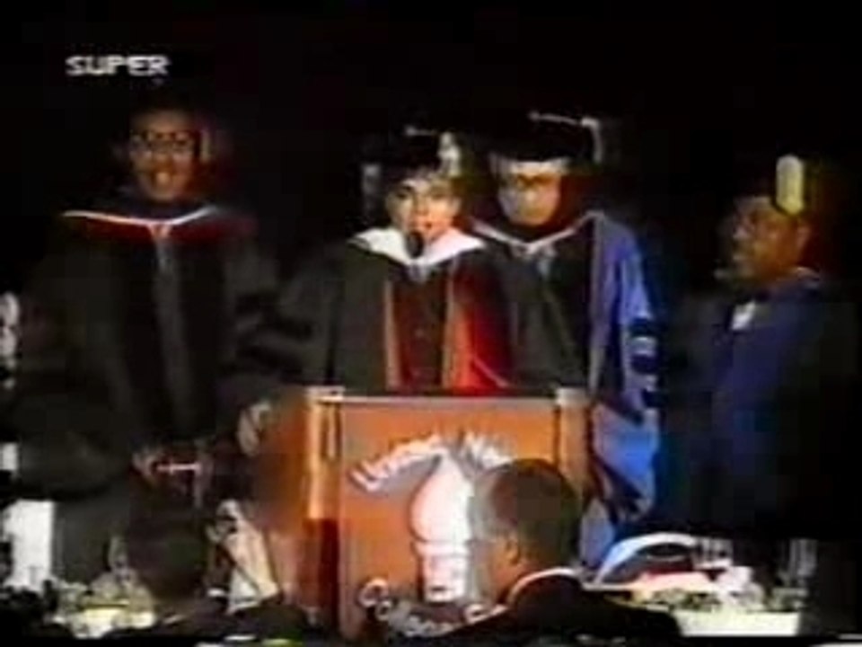 Michael Jackson - discours United Negro College