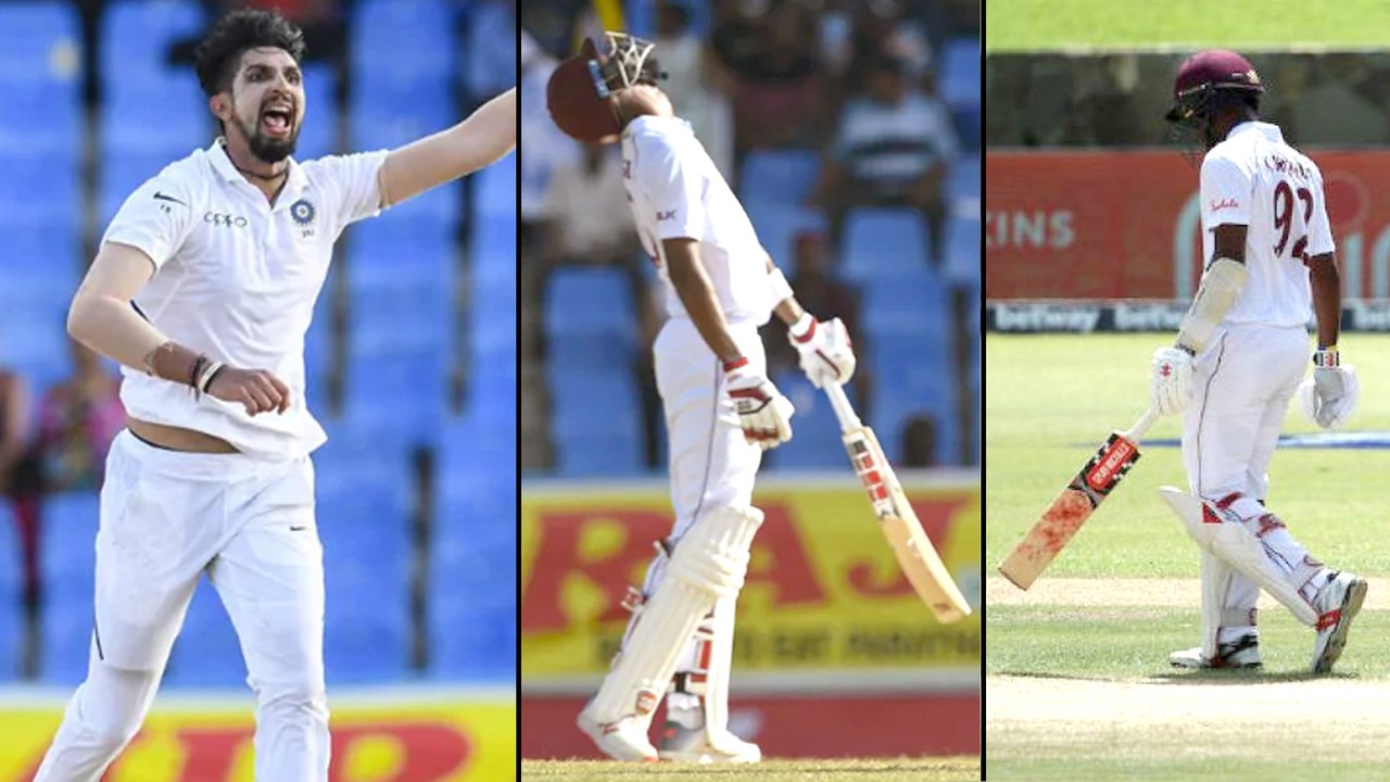 IND V WI 2019 : IND V WI 1st Test Day 2 Highlig...