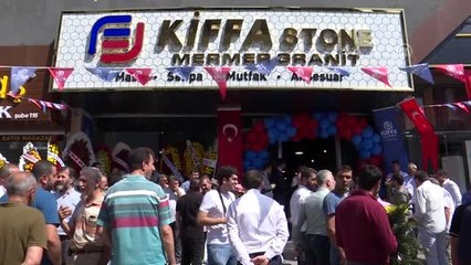 Siteler'de mermer granit mağazası açılışı