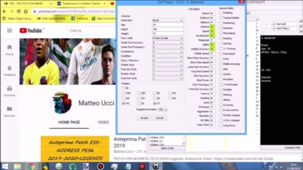 Tutorial Patch PES6 PC - PES Editor