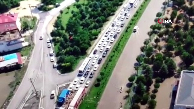 Karadeniz Sahil Yolu’nda kürek çektiler