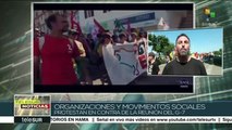 Francia: miles de activistas protestan contra cumbre del G7 en Hendaya