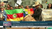 Activistas colombianos repudian políticas del presidente de Brasil