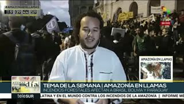 Tema de la Semana: el mundo mira alarmado los incendios en el Amazonas