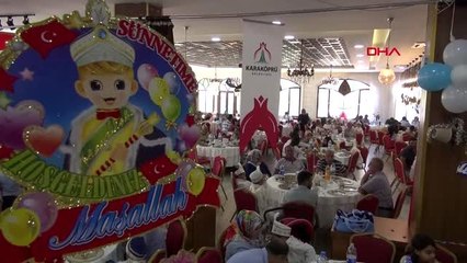 Şanlıurfa'da 112 çocuk için sünnet şöleni düzelendi