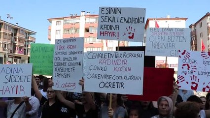 Safranbolu'da Emine Bulut cinayetine tepki