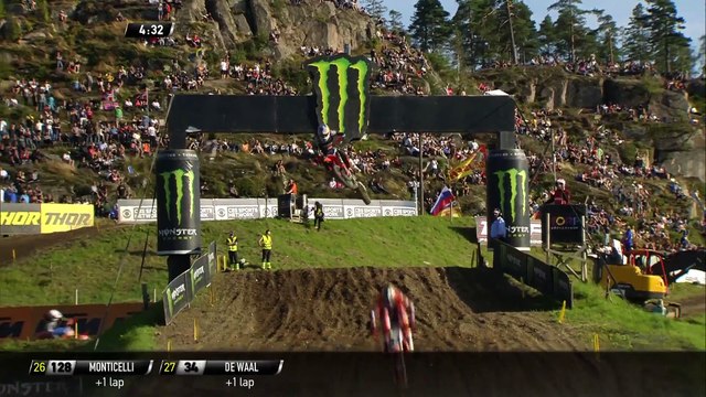 Gajser passes Febvre - MXGP Qualifying Race - MXGP of Sweden 2019