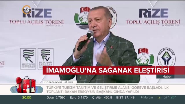 Cumhurbaşkanı Erdoğan'dan Ekrem İmamoğlu'na tatil eleştirisi