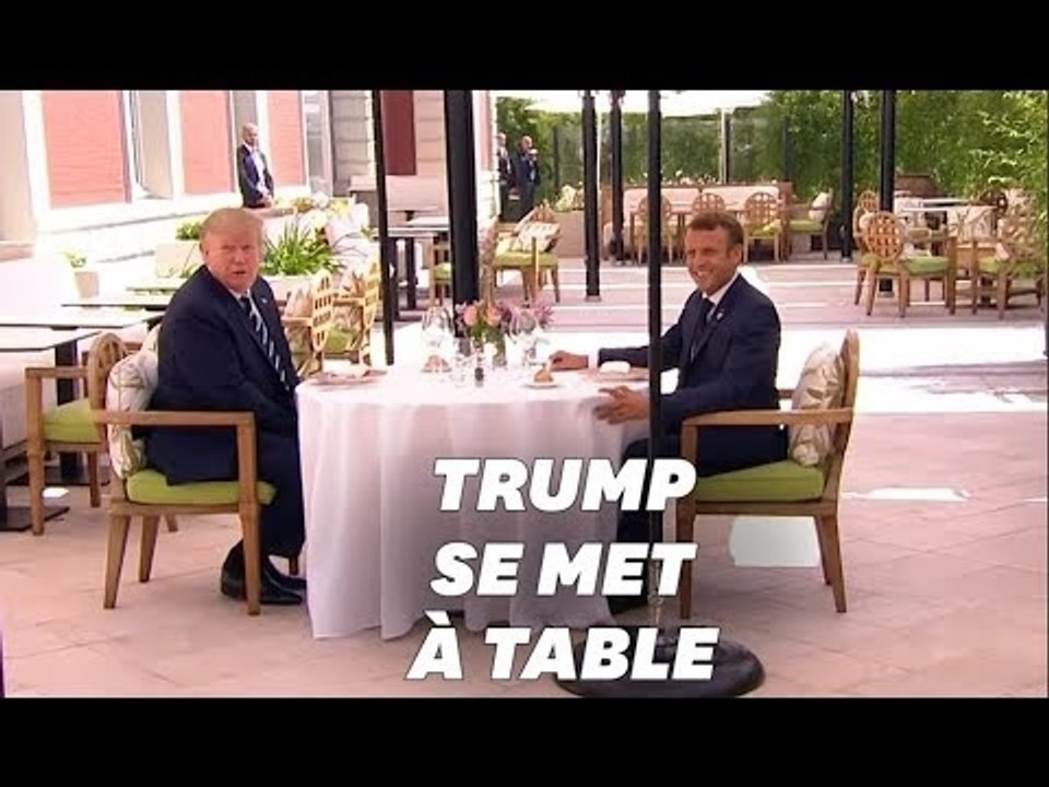 Donald Trump et Emmanuel Macron "se chamaillent un peu" mais s'entendent bien