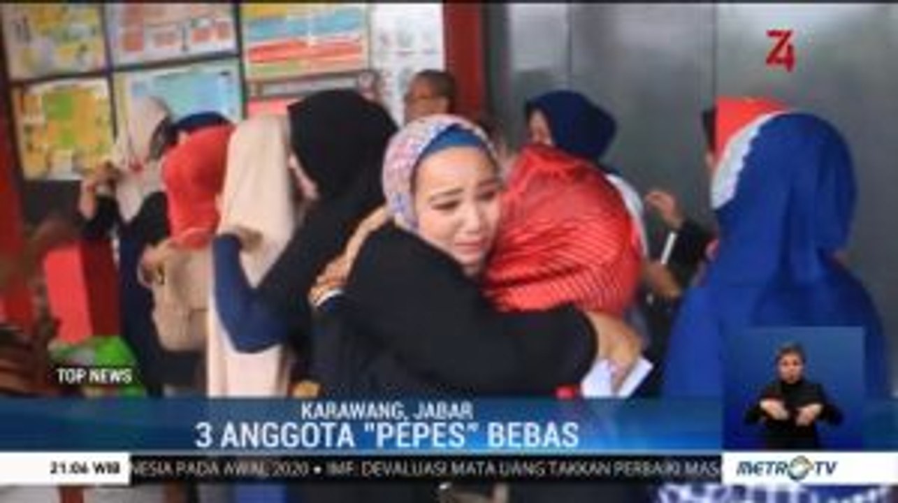 Tiga 'Emak-emak' Kampanye Hitam akhirnya Bebas