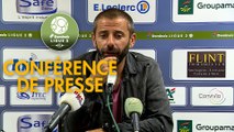 Conférence de presse FC Chambly - Châteauroux (0-0) : Bruno LUZI (FCCO) - Nicolas USAI (LBC) - 2019/2020