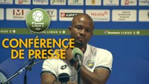 Conférence de presse FC Sochaux-Montbéliard - AS Nancy Lorraine (3-0) : Omar DAF (FCSM) - Jean-Louis GARCIA (ASNL) - 2019/2020
