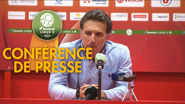 Conférence de presse Le Mans FC - FC Lorient (1-2) : Richard DEZIRE (LEMANS) - Christophe PELISSIER (FCL) - 2019/2020