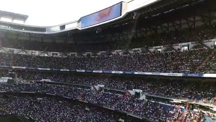Así coreo el Bernabéu el su primera jornada de Liga