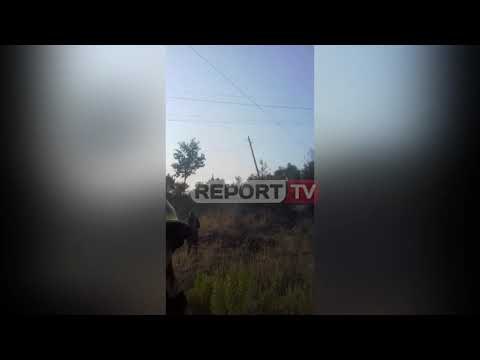 Report TV -Zjarr pranë fabrikës së çimentos në Fushë Krujë, rrezikohen disa banesa