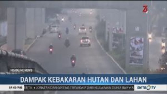 Kabut Asap, Jarak Pandang di Jakabaring Sumsel Terbatas