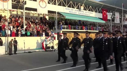 Işıklar Jandarma Meslek Yüksekokulu 969 öğrencisini törenle mezun etti