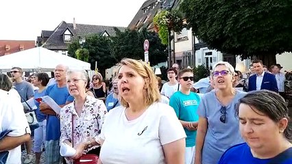 Flash song pour le lancement du 18e festival du sucre à Erstein