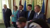 Boris Johnson meets European leaders for G7 summit in France