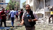 مقتل مدني وإصابة آخرين بانفجار سيارة مفخخة في حي القصور بمدينة إدلب