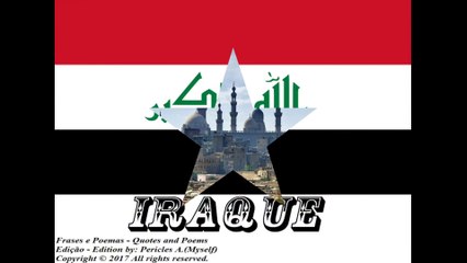 Bandeiras e fotos dos países do mundo: Iraque [Frases e Poemas]
