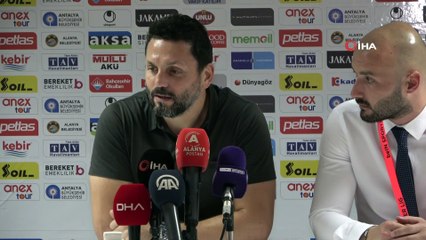 Erol Bulut:” Maçı haklı olarak 4-1 kazandık”