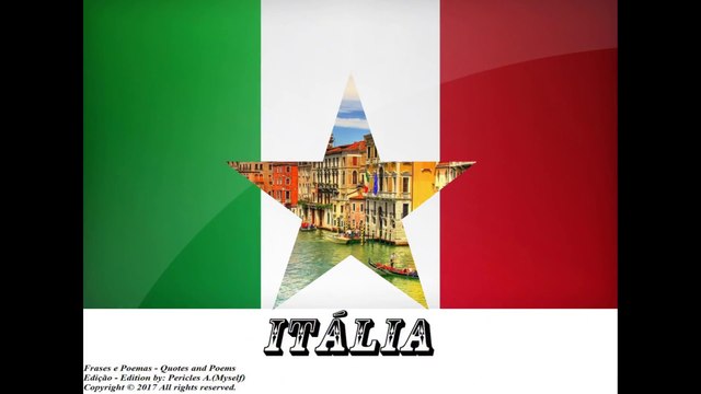 Bandeiras e fotos dos países do mundo: Itália [Frases e Poemas]