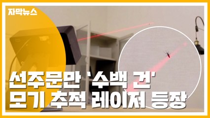 [자막뉴스] 모기 추적 레이저 등장...선주문만 벌써 '수백 건' / YTN