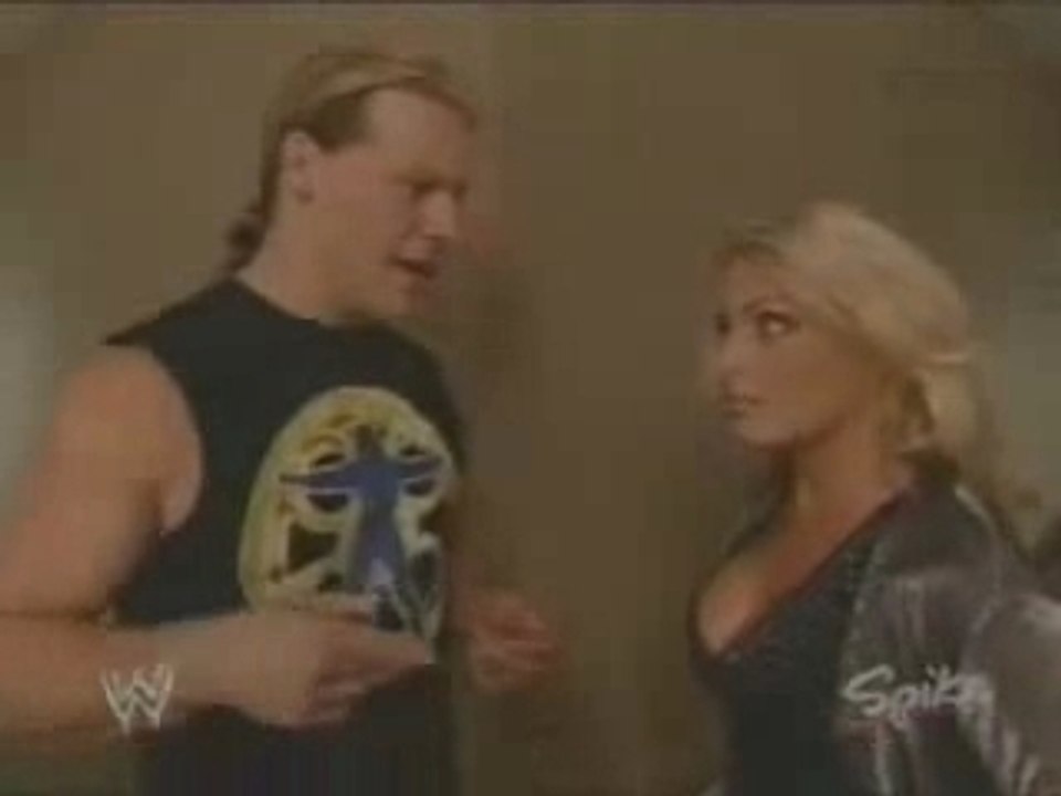 11.3.03 Trish Stratus & Chris Jericho Backstage Segment