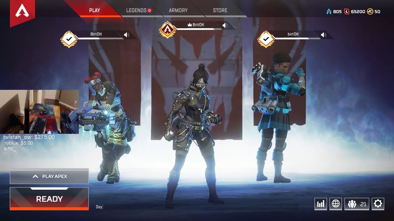 Apex Legends Season 2 | TOP 1 Kills 5 Combo Best Wingman + Peacekeeper With Wraith Class | MonsoonGG #1