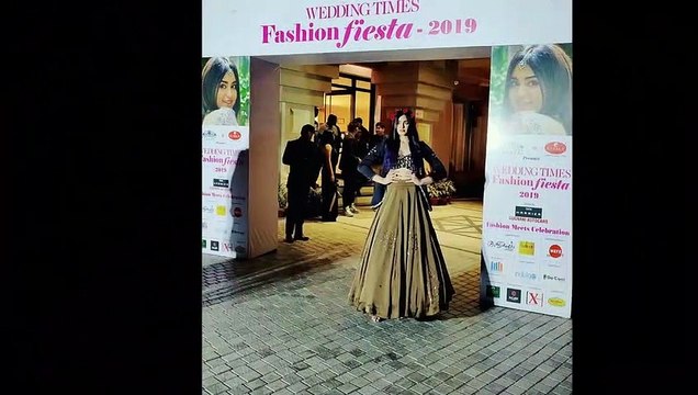 Adah Sharma walks on ramp at Wedding Times Fashion Fiesta 2019