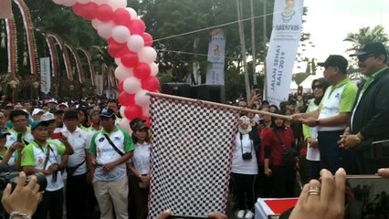 Gerak Jalan Sehat Tandai Puncak Perayaan Hakteknas 2019