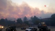 Sisam Adası yanıyor... Yangını tehdit ettiği 5 tatil köyü boşaltıldı